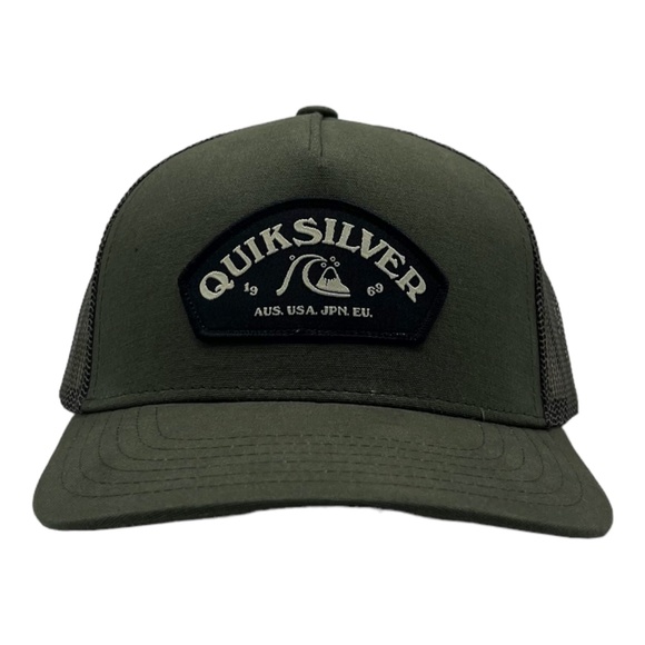 Quiksilver Authentic Snapback Trucker Hat Adjustable Cap - Picture 1 of 7